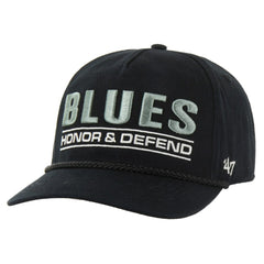 St. Louis Blues '47 OHT Military Appreciation Homeland Honor and Defend Hitch Adjustable Hat - Black | 47 brand online
