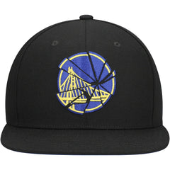 Mitchell & Ness Golden State Warriors Shattered Snapback Hat Black