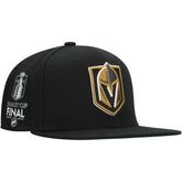 Vegas Golden Knights Mitchell & Ness Core Top Spot Snapback Hat - Black | NHL online