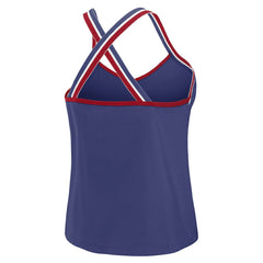 New York Giants WEAR by Erin Andrews Women's Cross Strap Tri-Blend Tank Top - Royal - NFL