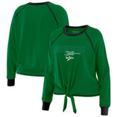 New York Jets WEAR by Erin Andrews Women's Tie-Front Long Sleeve T-Shirt - Green - NFL