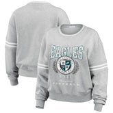 Philadelphia Eagles WEAR by Erin Andrews Women's Pullover Sweatshirt - Heather Gray - NFL