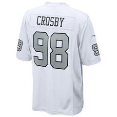 Maxx Crosby Las Vegas Raiders Alternate Game Jersey - White - Nike