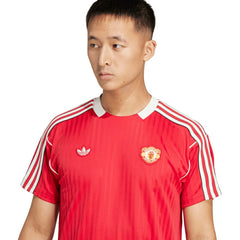 Adidas - Manchester United Originals Terrace Icons Collection Fashion Jersey - Red