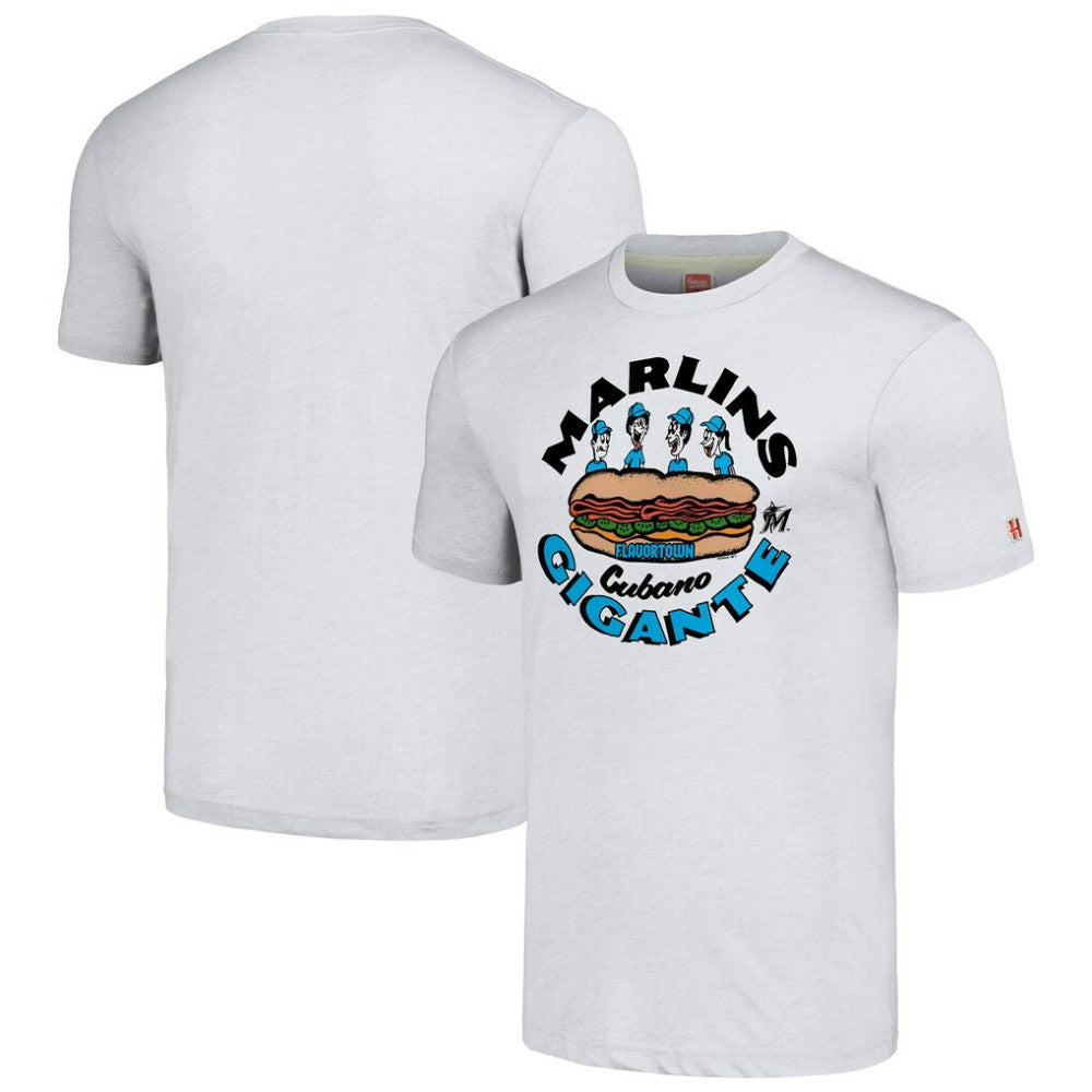 Miami Marlins MLB x Guy Fieri’s Flavortown Unisex Tri-Blend T-Shirt Discount