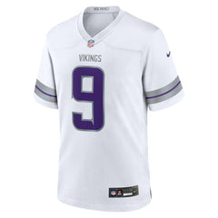 J.J. McCarthy Minnesota Vikings Youth Game Jersey - White - Nike