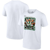 Fanatics Boston Celtics 2024 NBA Finals Champions Pull Up Jumper Caricature T-Shirt White