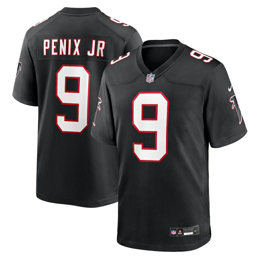 Michael Penix Jr. Atlanta Falcons Alternate Game Jersey - Black - Nike
