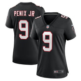 Michael Penix Jr. Atlanta Falcons Women's Alternate Game Jersey - Black - Nike