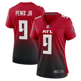 Michael Penix Jr. Atlanta Falcons Women's Alternate Game Jersey - Red - Nike
