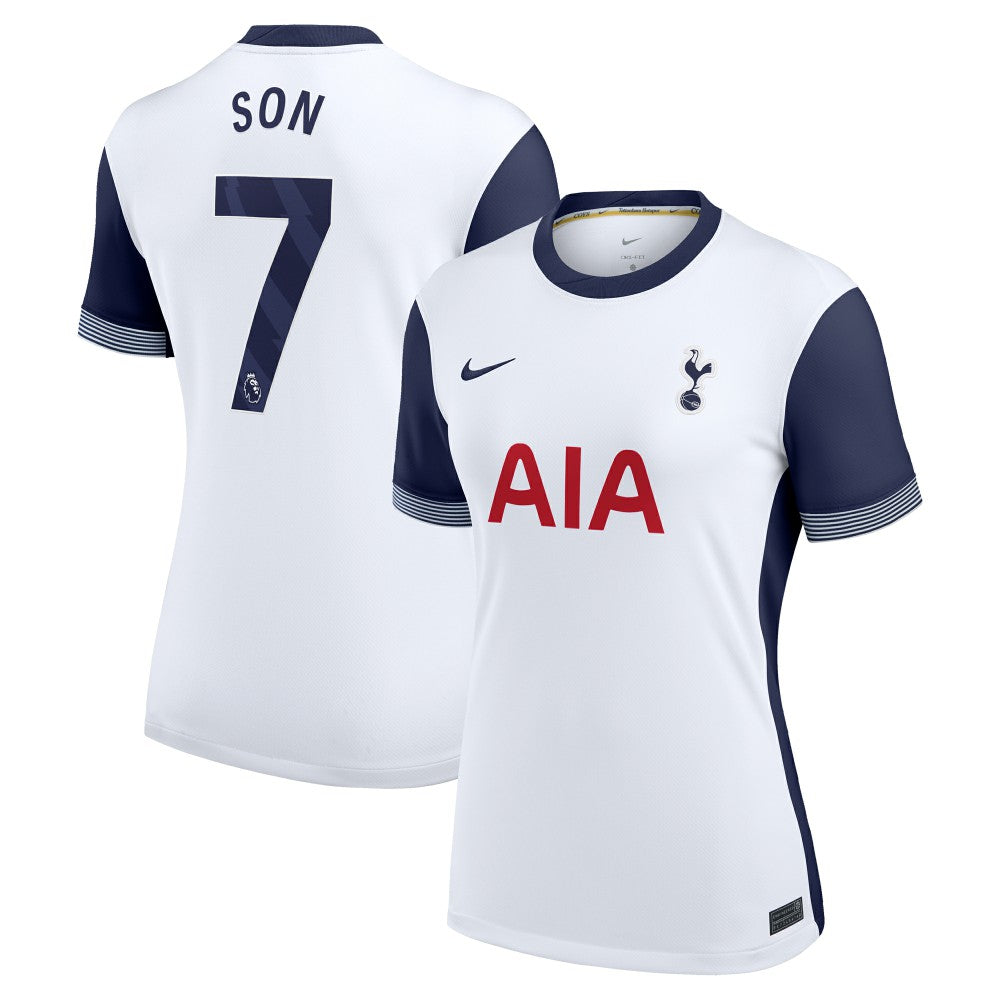 Nike - Son Heung-Min Tottenham Hotspur Women's 2024/25 Home Replica Player Jersey - White