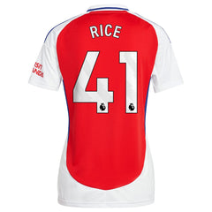 Adidas - Declan Rice Arsenal Women's 2024/25 Home Replica Player Jersey – Red