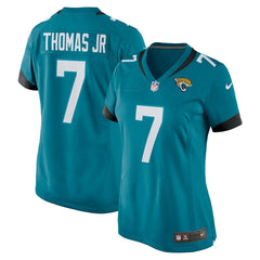 Brian Thomas Jr. Jacksonville Jaguars Women's Game Jersey - Teal - Nike