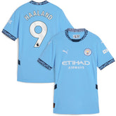 Puma - Erling Haaland Manchester City Women's 2024/25 Home Replica Player Jersey - Light Blue