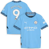 Puma - Erling Haaland Manchester City Youth 2024/25 Home Replica Player Jersey - Light Blue