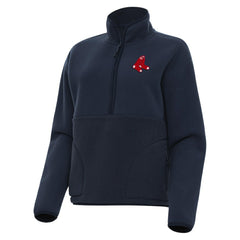 Boston Red Sox Antigua Women's Figure Half-Zip Sweatshirt Sale