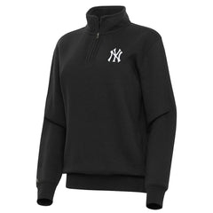 New York Yankees Antigua Women's Victory Quarter-Zip Sweatshirt Outlet