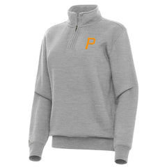 Pittsburgh Pirates Antigua Women's Victory Quarter-Zip Sweatshirt Discount