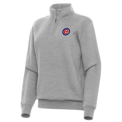 Chicago Cubs Antigua Women's Victory Quarter-Zip Sweatshirt for sale