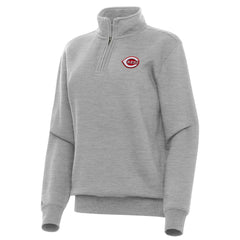 Cincinnati Reds Antigua Women's Victory Quarter-Zip Sweatshirt Online