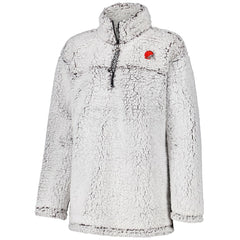 Cleveland Browns G-III 4Her by Carl Banks Women's Sherpa Full-Zip Jacket - Gray - NFL