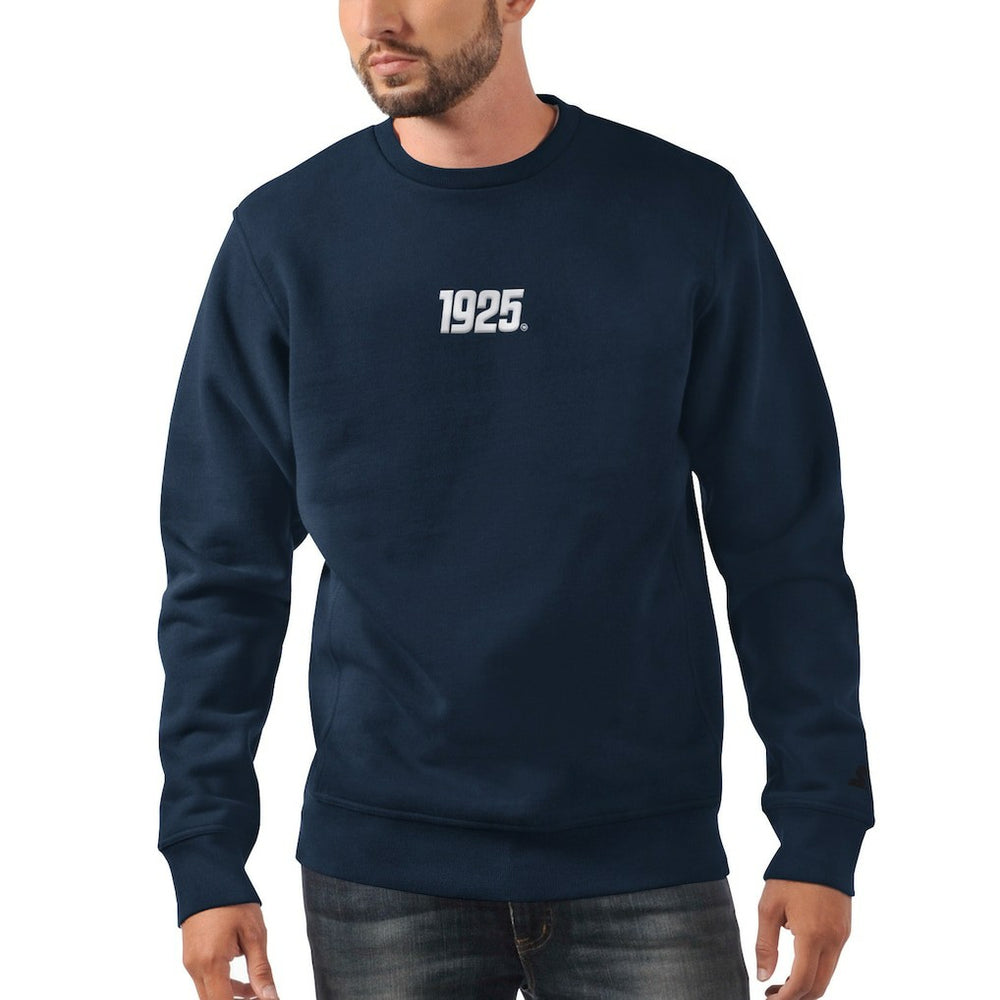 New York Giants Starter 1925 Collection Long Sleeve Pullover Sweatshirt - Navy - NFL