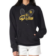 San Diego Padres G-III 4Her by Carl Banks Women's Leopard Heart Pullover Hoodie Near Me