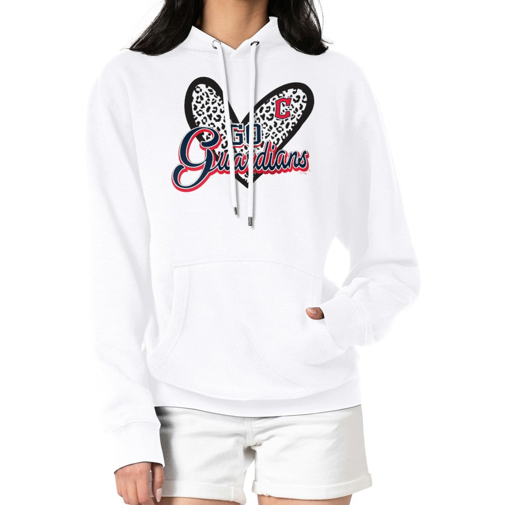 Cleveland Guardians G-III 4Her by Carl Banks Women's Leopard Heart Pullover Hoodie Near Me