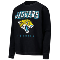Jacksonville Jaguars G-III 4Her by Carl Banks Women's Comfy Cord Pullover Sweatshirt - Black - NFL