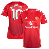 Adidas - Marcus Rashford Manchester United Women's 2024/25 Home Replica Player Jersey - Red