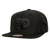 Philadelphia Flyers Mitchell & Ness Soul Strike Pearl Tonal Snapback Hat - Black | NHL Lifestyle