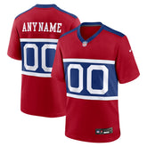 New York Giants Alternate Game Custom Jersey - Century Red - Nike