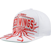 Detroit Red Wings Mitchell & Ness Youth After Shock Snapback Hat - White | NHL sale