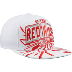 Detroit Red Wings Mitchell & Ness Youth After Shock Snapback Hat - White | NHL sale