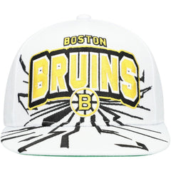 Boston Bruins Mitchell & Ness Youth After Shock Snapback Hat - White | NHL sale