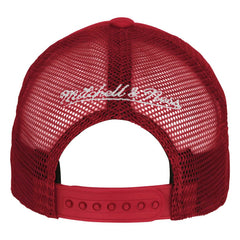 Mitchell & Ness Chicago Bulls Youth Core Evergreen Trucker Adjustable Hat Red