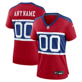 New York Giants Women's Alternate Game Custom Jersey - Century Red - Nike