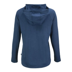 Chicago Bears Cutter & Buck Women's Coastline Epic Comfort Eco Recycled Long Sleeve Hoodie T-Shirt - Navy - NFL