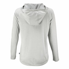 Detroit Lions Cutter & Buck Women's Coastline Epic Comfort Eco Recycled Long Sleeve Hoodie T-Shirt - Gray - NFL