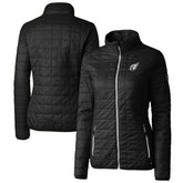Arizona Cardinals Cutter & Buck Women's Rainier PrimaLoft Eco Insulated Full-Zip Puffer Jacket - Black - NFL
