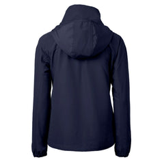 Chicago Bears Cutter & Buck Women's Charter Eco Recycled Half-Zip Hoodie Anorak Jacket - Navy - NFL