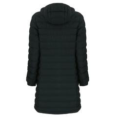 Atlanta Falcons Cutter & Buck Women's Mission Ridge Repreve Eco Insulated Full-Zip Hoodie Long Puffer Jacket - Black - NFL