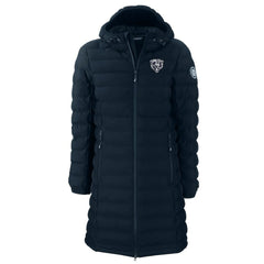 Chicago Bears Cutter & Buck Women's Mission Ridge Repreve Eco Insulated Full-Zip Hoodie Long Puffer Jacket - Navy - NFL