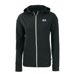 San Francisco 49ers Cutter & Buck Women's Daybreak Eco Recycled Full-Zip Hoodie - Black - NFL