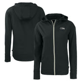 Seattle Seahawks Cutter & Buck Women's Daybreak Eco Recycled Full-Zip Hoodie - Black - NFL