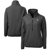 Minnesota Vikings Cutter & Buck Women's Cascade Eco Sherpa Fleece Half-Zip Jacket - Gray - NFL