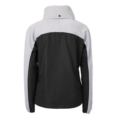 Minnesota Vikings Cutter & Buck Women's Charter Eco Recycled Half-Zip Hoodie Anorak Jacket - Black/Gray - NFL