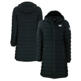Washington Commanders Cutter & Buck Women's Mission Ridge Repreve Eco Insulated Full-Zip Hoodie Long Puffer Jacket - Black - NFL
