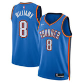 Nike Jalen Williams Oklahoma City Thunder Unisex Swingman Replica Jersey Icon Edition Blue
