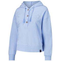 Dallas Cowboys Margaritaville Women's Island Dream Solid Pullover Hoodie - Light Blue - NFL